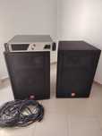 Setl boxe JBL JRX100 + statie Ecler  XPA7000 + cabluri