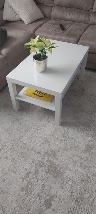 Măsuță cafea alba cu spațiu de depozitare