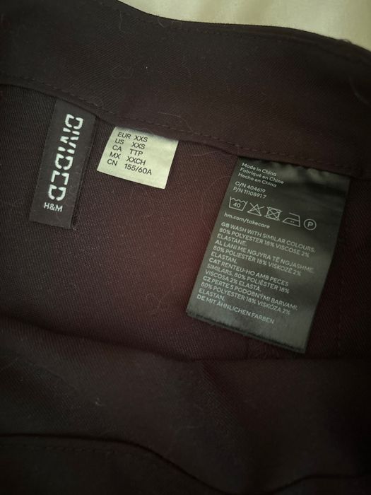 fusta H&M neagra marimea XXS