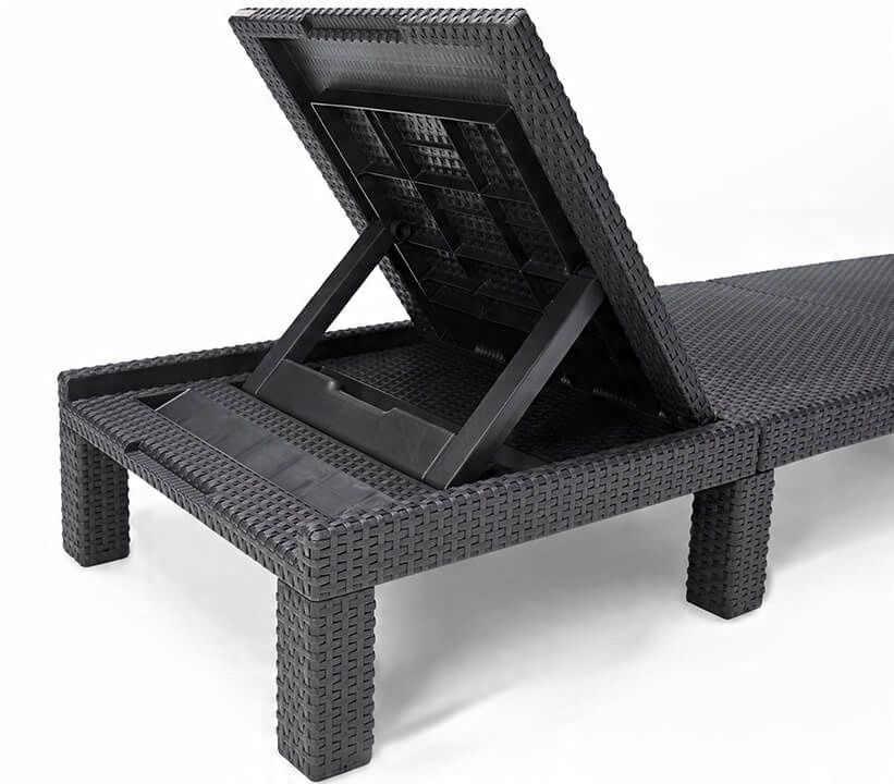Елегантен градински шезлонг SUNBED  шезлонг за басейн тераса двор