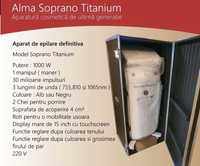 Soprano Ice Titanium aparat de epilare definitiva dioda laser ,3000w