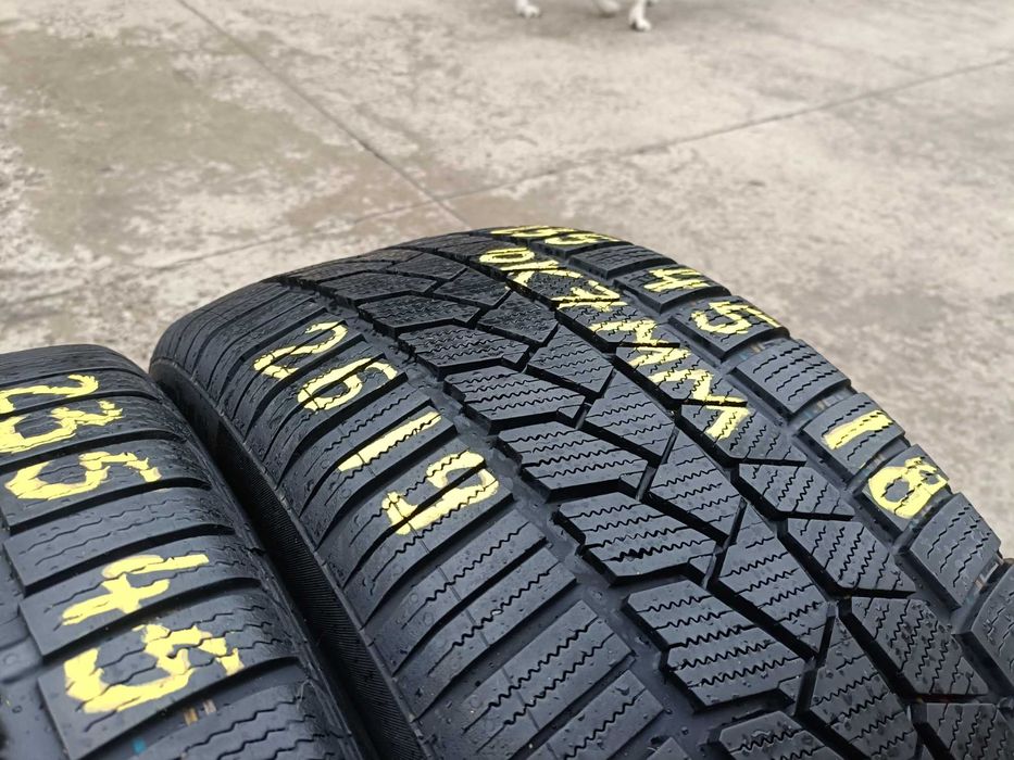 Doua anvelope iarna 235 45 18 continental wintercontact TS860 cu 7 mm