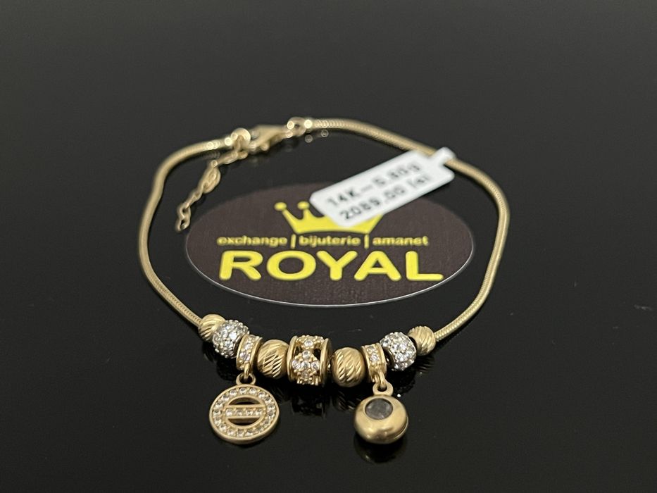 Bijuteria Royal CB : Bratara dama aur 14k 5,80gr