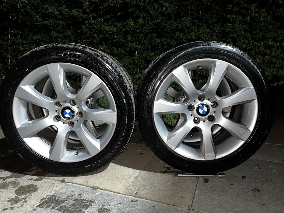 Продам комлект дисков с резиной на BMW