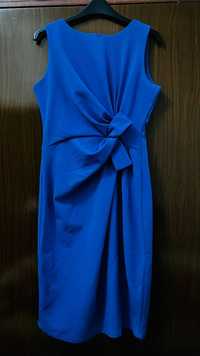 Палтье голубое красивая женское платье, вечерние