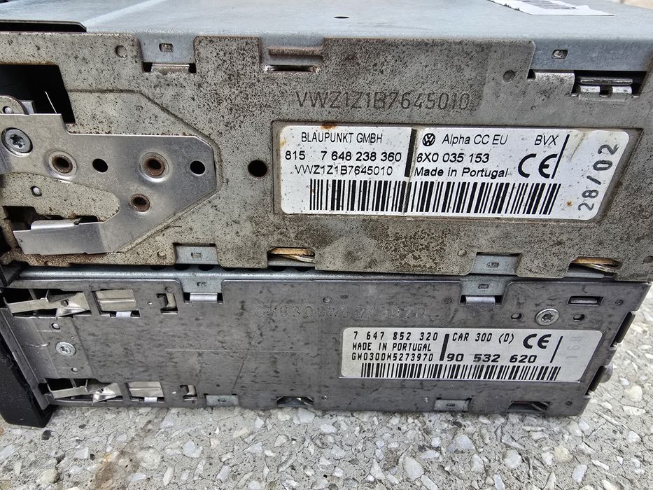 Casetofoane auto vechi VW si GM