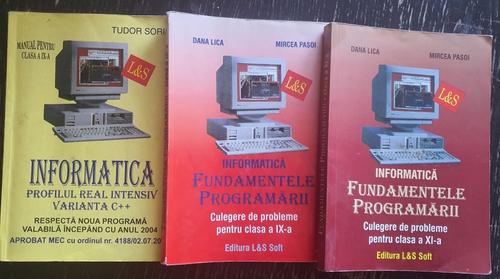 Manuale informatica , clasa 9, 10, 11, 12, L&S Soft / Info-mat