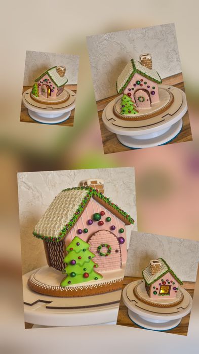 Пряничный домик, подарок на новый год