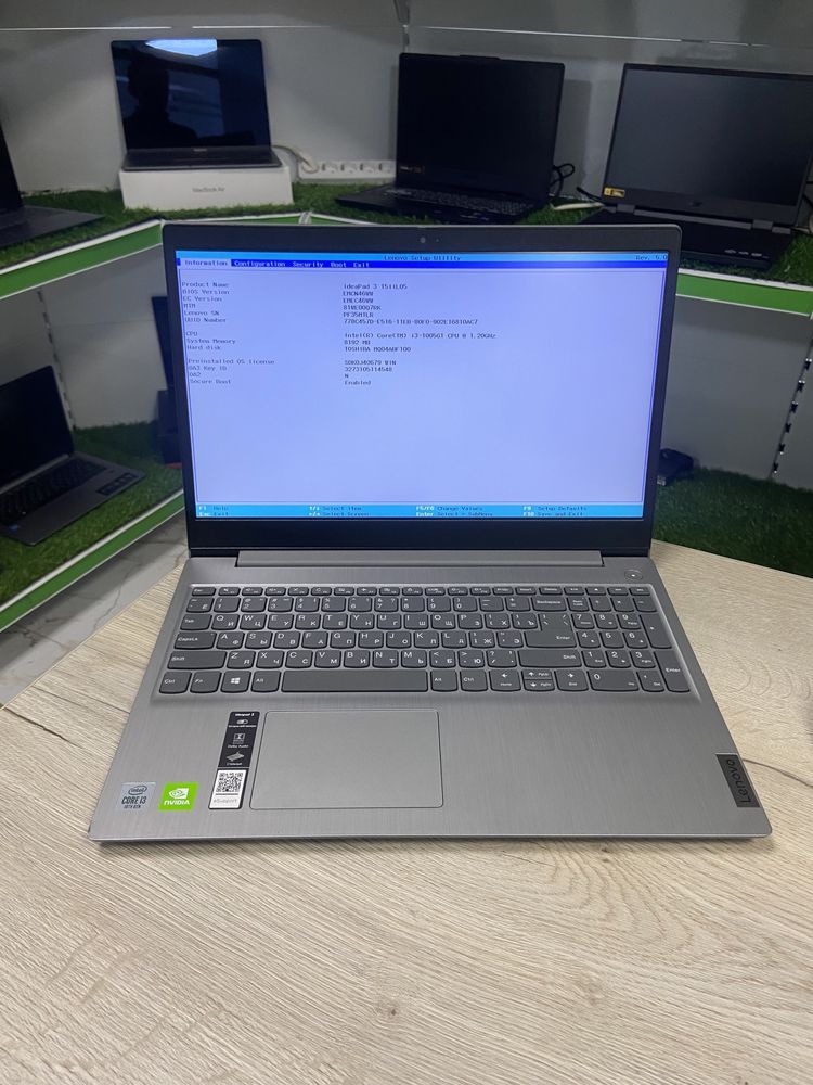 Ноутбук бизнес класса Lenovo | Core i3-1005G1 | 8GB | MX330