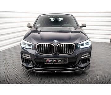 Спойлер за предна броня maxton design за bmw x4 g02 m-pack (2018-)