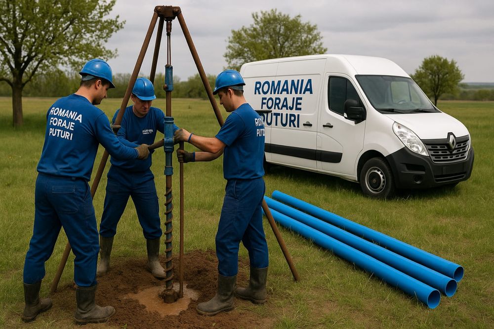 Foraje puturi apa ,denisipari,prelungiri,piloni