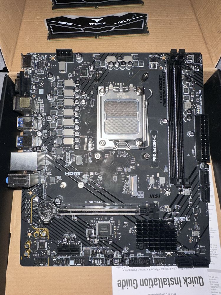 Kit placa de baza + 32 rami ddr5 6000mhz