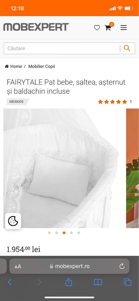 Vand patut bebelus superb Mobexpert din lemn