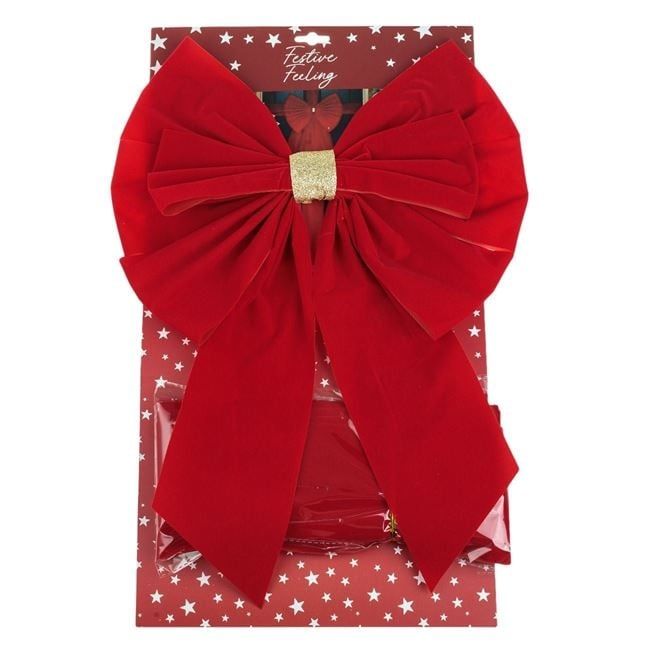 Коледна панделка за украса на врата-220 х 195 см./декорация за врата