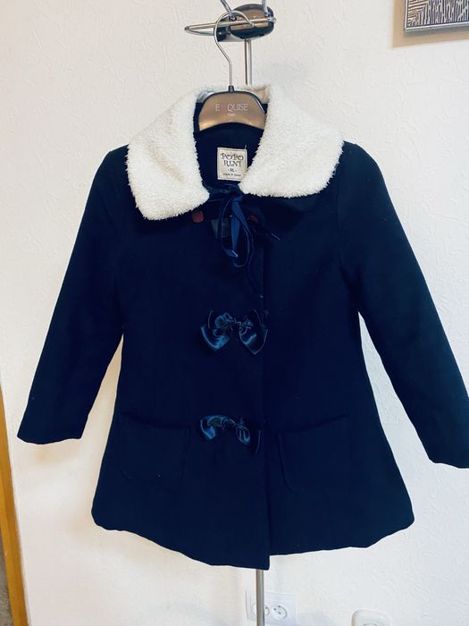 Пальто демисезонное для девочки 7-8 лет Корея