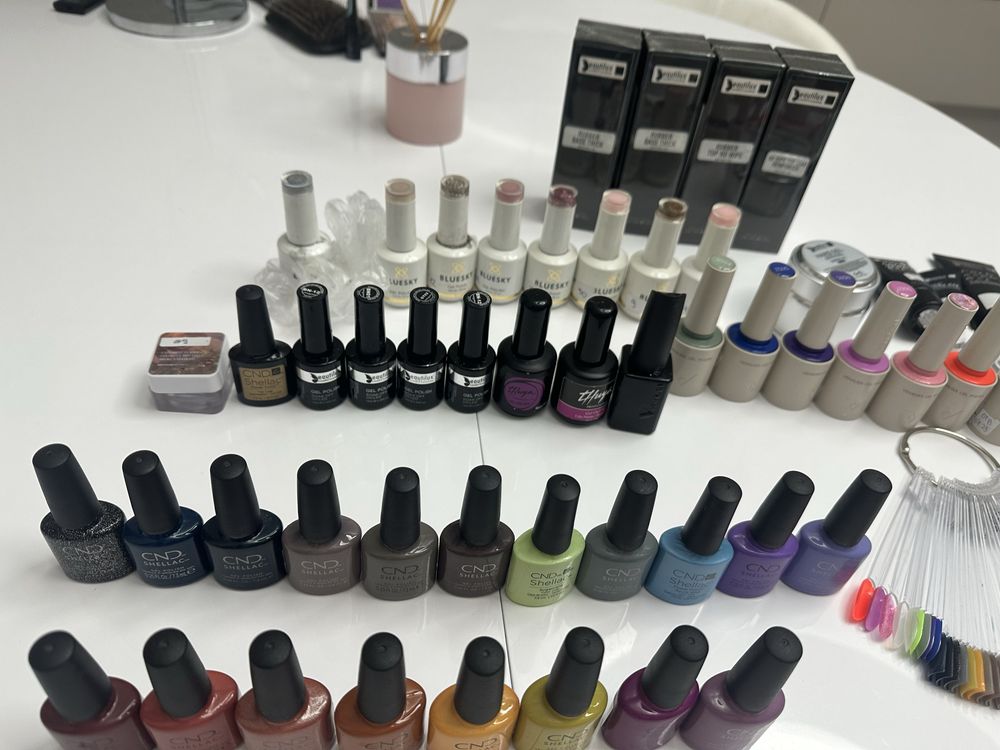 Гел лакове и акригелове - bluesky, beautilux , cnd shellac и други