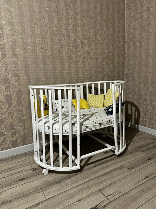 Детская кроватка трансформер от 0-4 лет