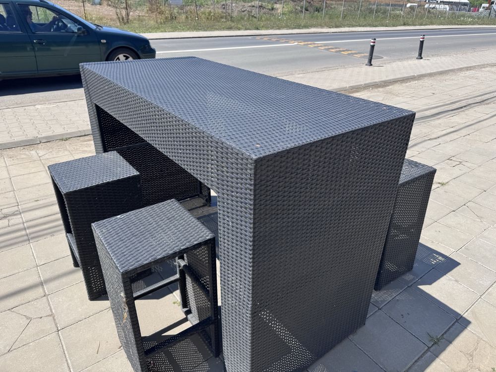 Mobilier gradina cu 5 scaune