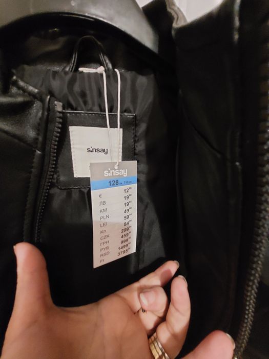 Geaca piele ecologica baieti