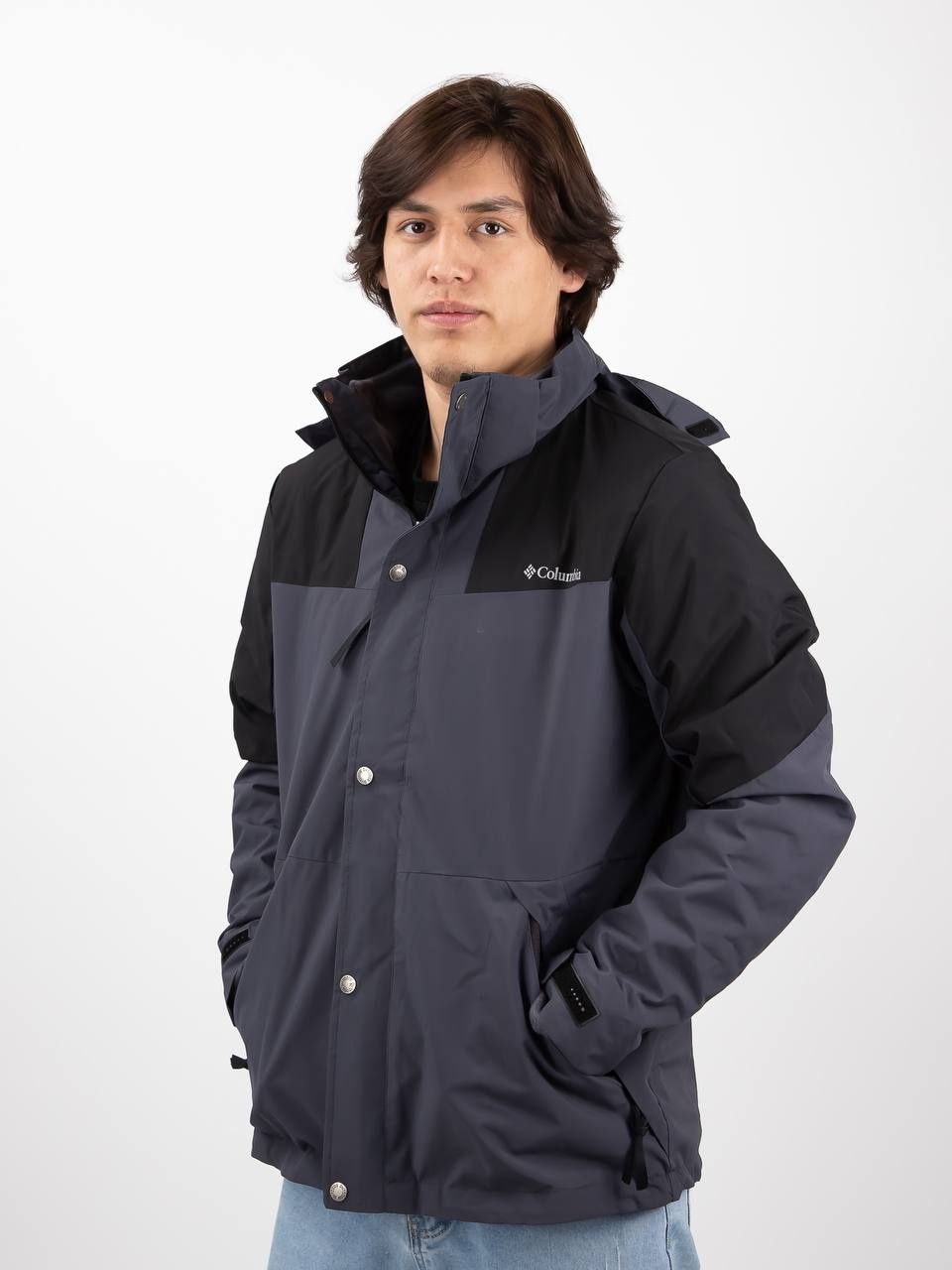 Куртка Li-ning, мужская с капюшоном, дождевик, водонепроницаемая