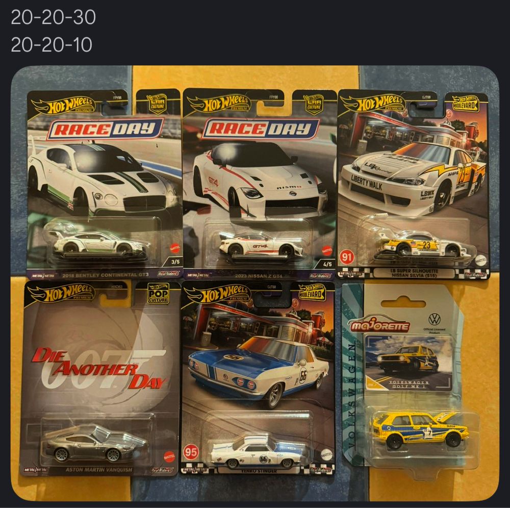 Hot wheels колички premium / mainline