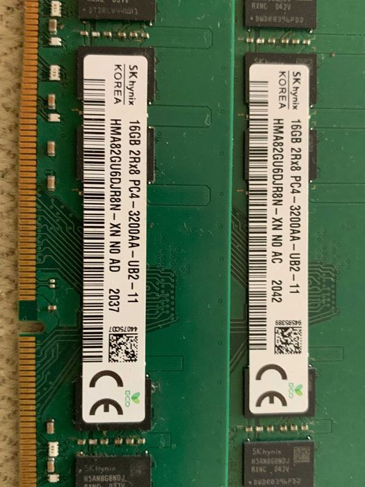 memorie hynix ddr4 16 gb 3200 desktop 130 lei