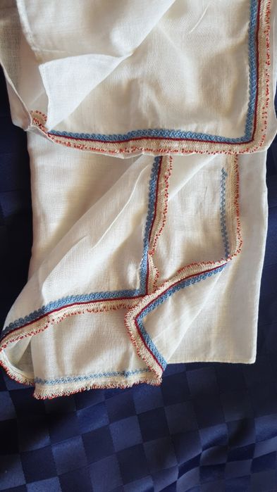 Автентична богата  престилка и Авт. забрадка,кърпа от народна носия