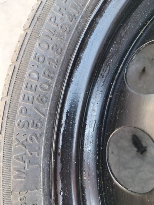 Резервна гума - патерица 18 цола 5x112 VW - Audi  - Skoda / Ауди