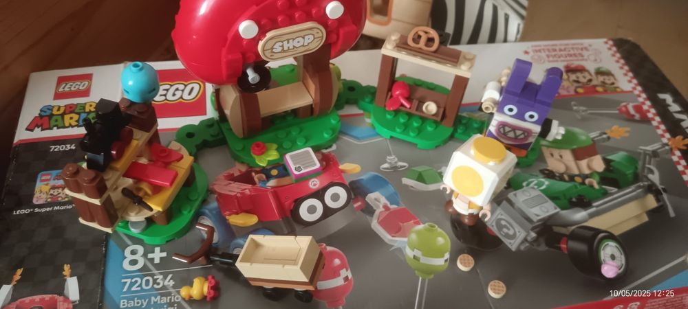 Logo super Mario șapte seturi lot