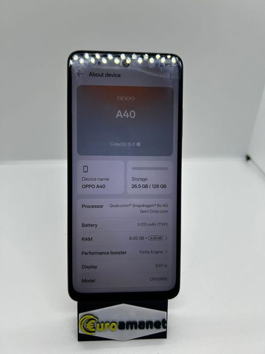 Telefon mobil OPPO A40, Dual SIM, 4GB RAM, 128GB -D-