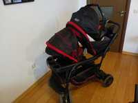 Детска количка за близнаци GRACO Ready 2 Grow + детско столче