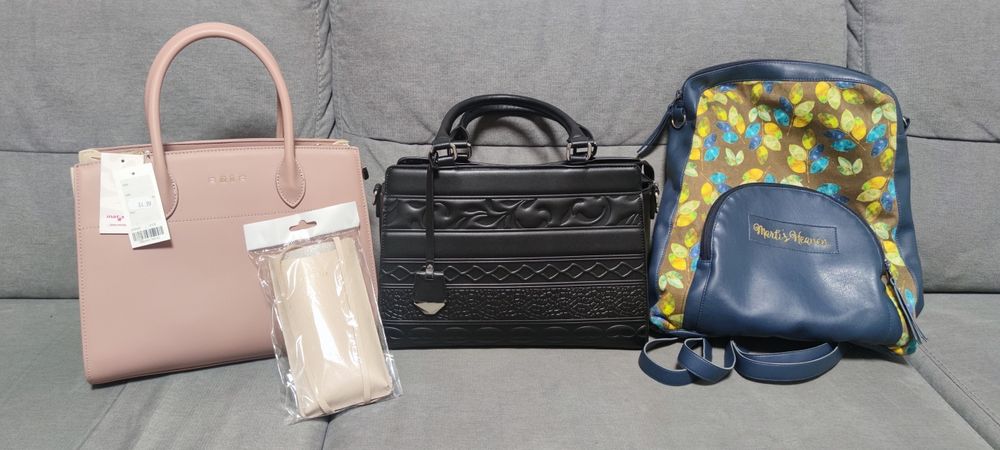 Продавам чисто нови чанти и раница