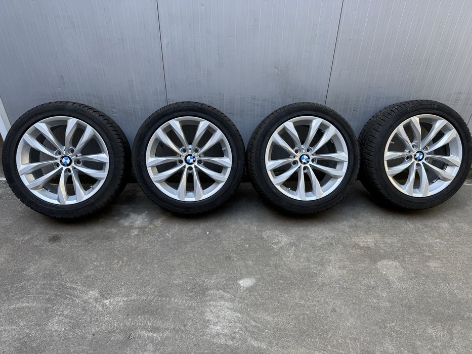 Jante 18 originale Bmw F10 iarna runflat Continental 245/45R18