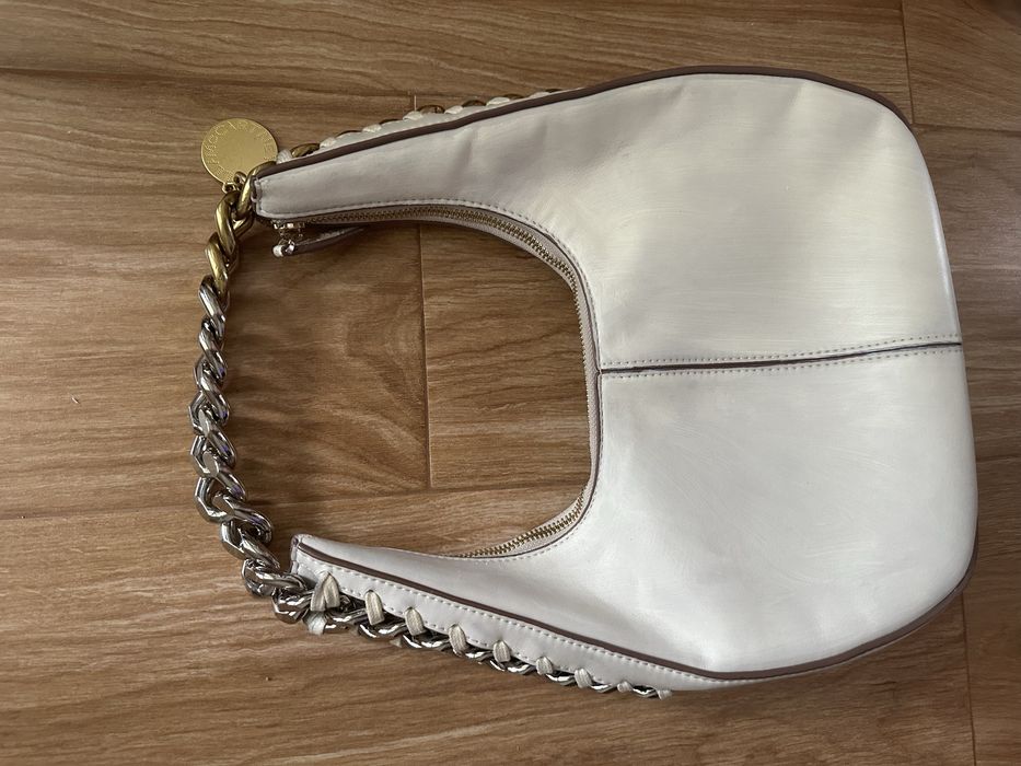 Оригинална чанта Stella McCartney Frayme Faux Shoulder Bag