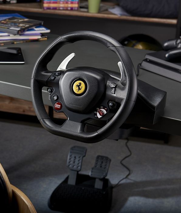 Волан с педали THRUSTMASTER T80 Ferrari 488 GTB Edition НЕ ИЗПОЛЗВАН !