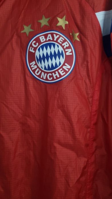 Adidas 2014 Red/Blue FC Bayern Munchen Anthem Jacket