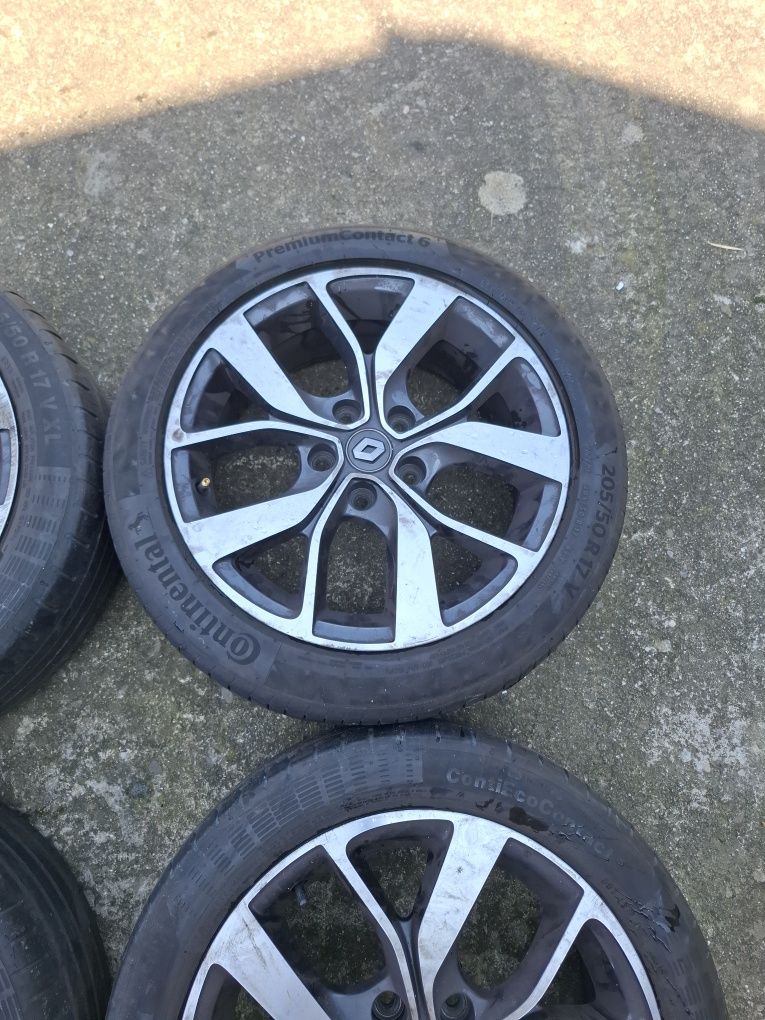 Jante aliaj bicolore originale renault 17 inch 5x114.3 megane talisman