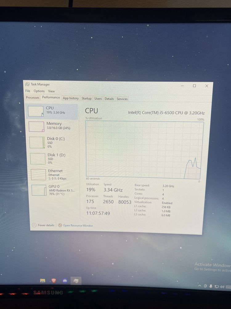 Placa de baza + procesor i5 6500