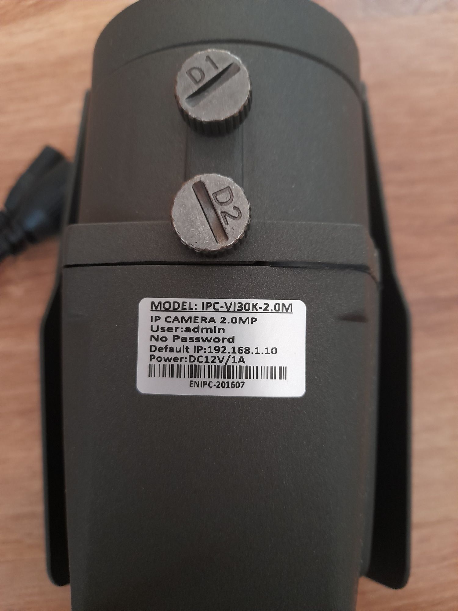Camera supraveghere IP 2MPX IR defect - pretabila camera falsa !