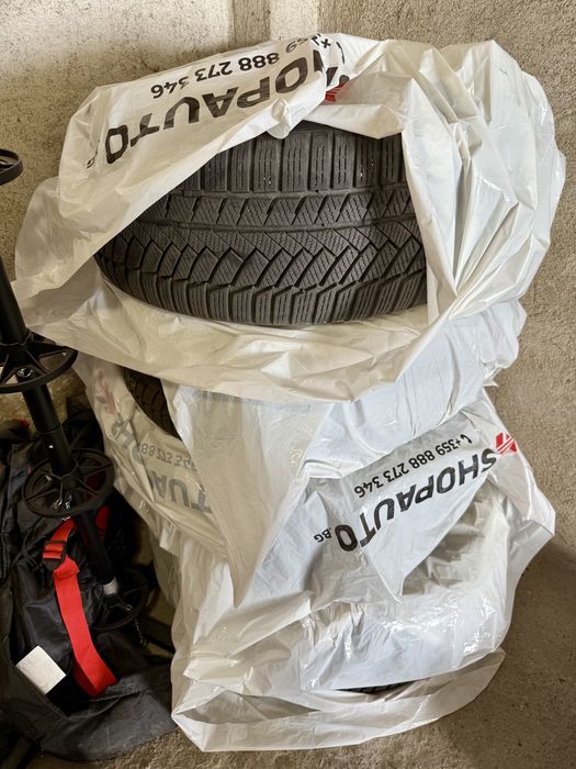 Оригинални джанти БМВ 5х112 18 със зимни гуми Continental 245/45/18