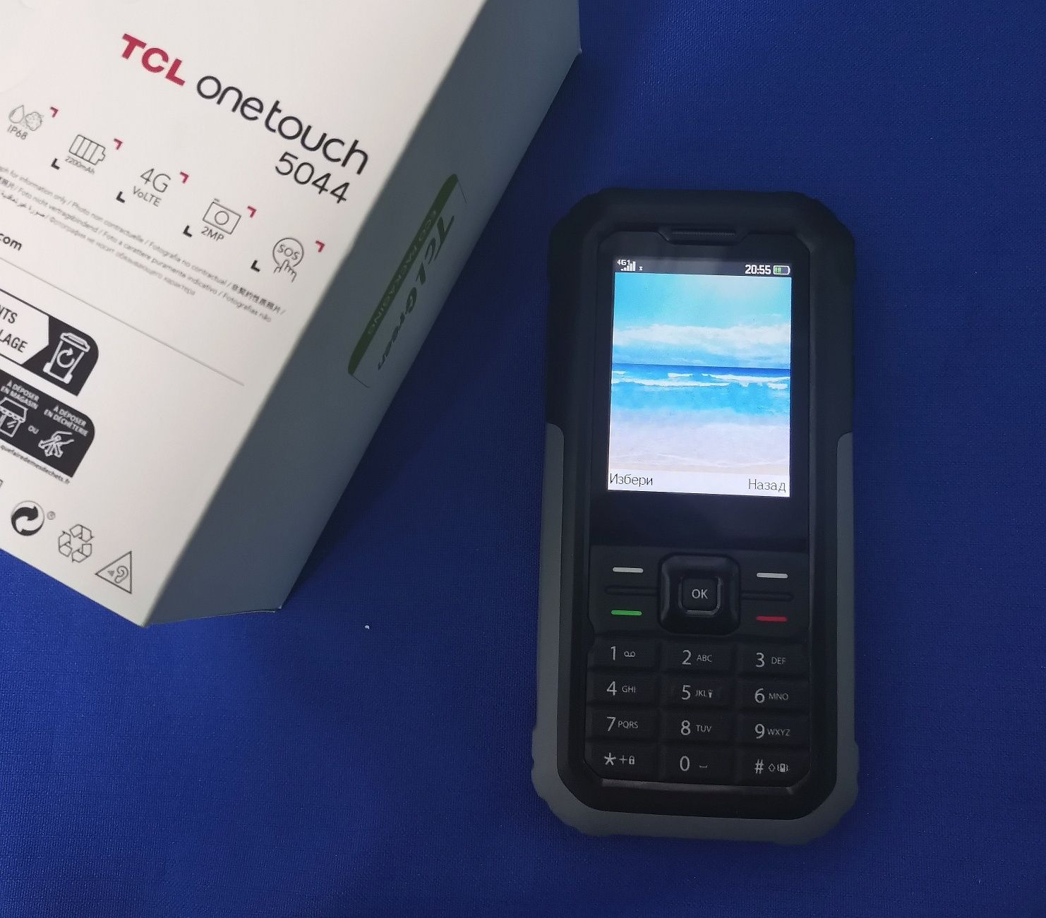 НОВА ЦЕНА Водоустойчив телефон TCL ONETOUCH