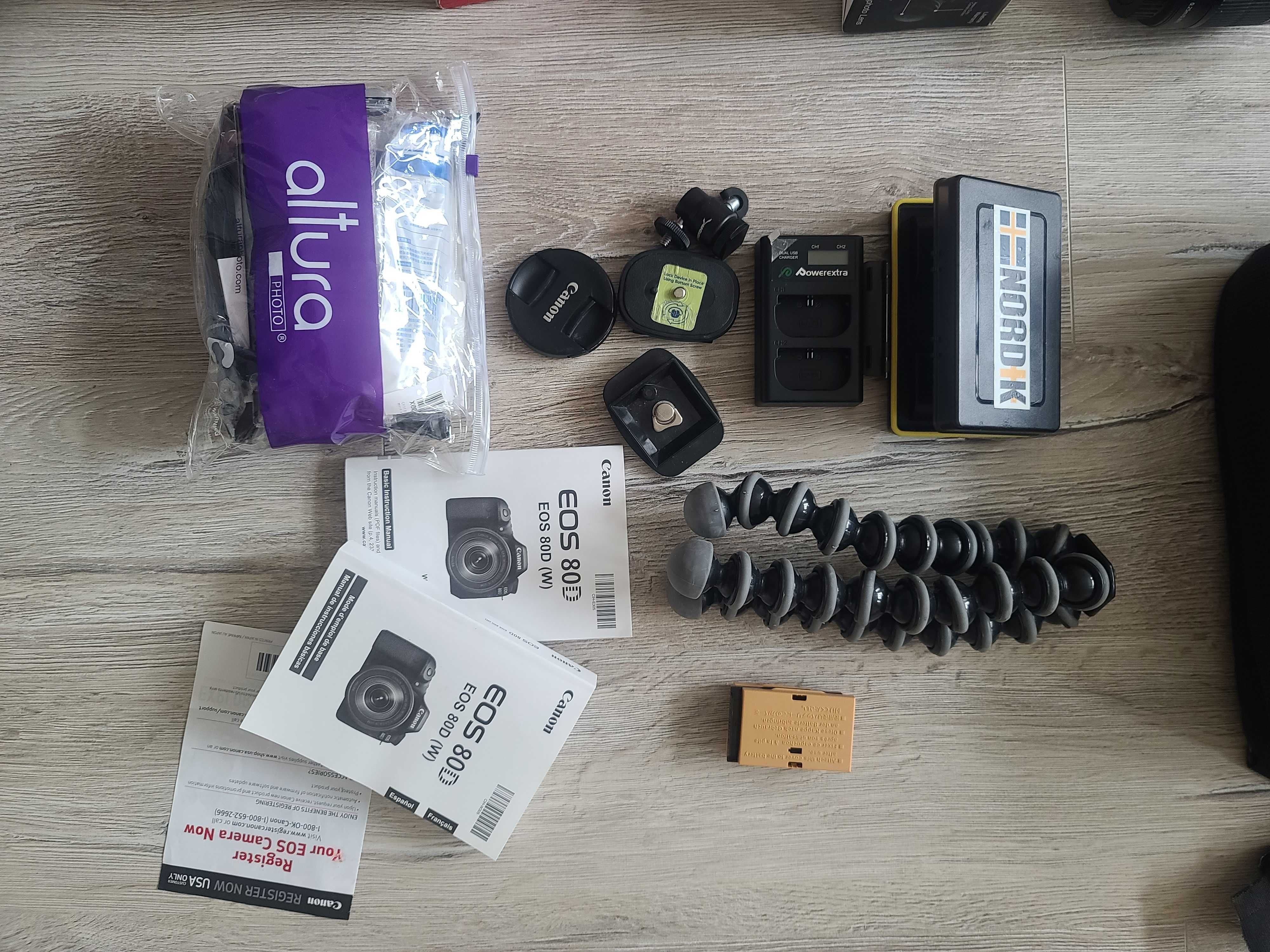 Canon 80D 6 обектива