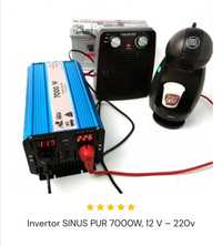 Invertor 7000W sinus pur 12V-220V panouri solare, duce ORICE