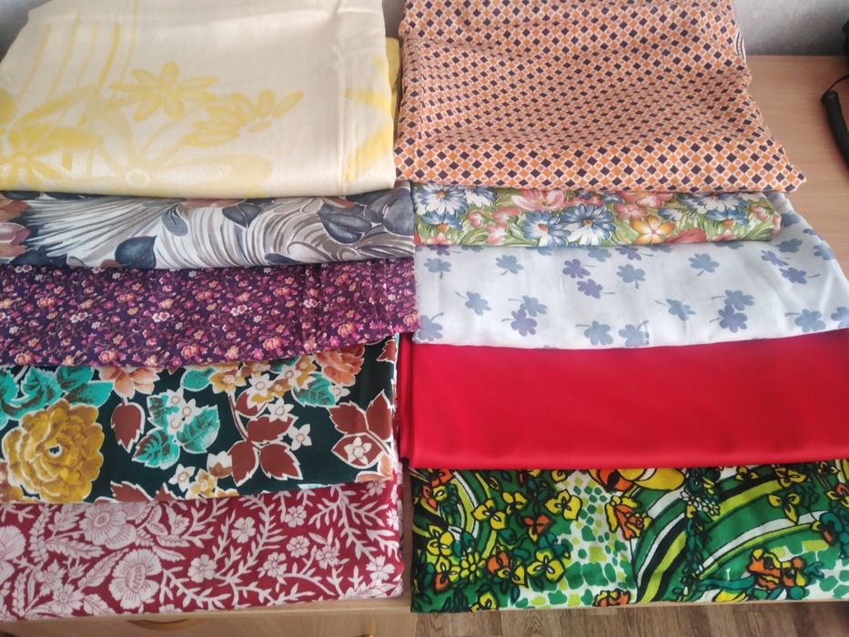 Продам ткань:сатин, ситец, шелк400