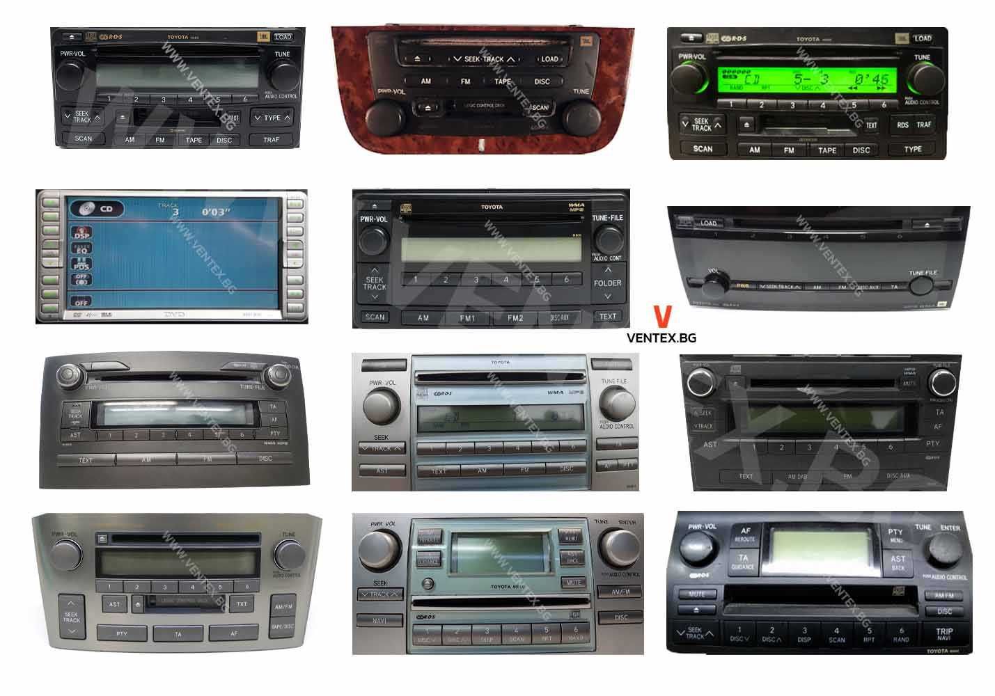 Дигитален чейнджър за Toyota от 2003 до 2011 Bluetooth USB AUX - WEFA
