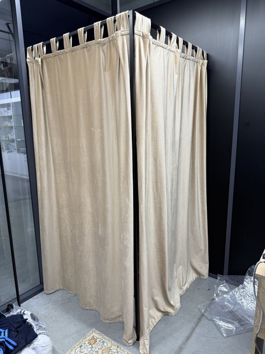 Шторы для примерочной на липучках