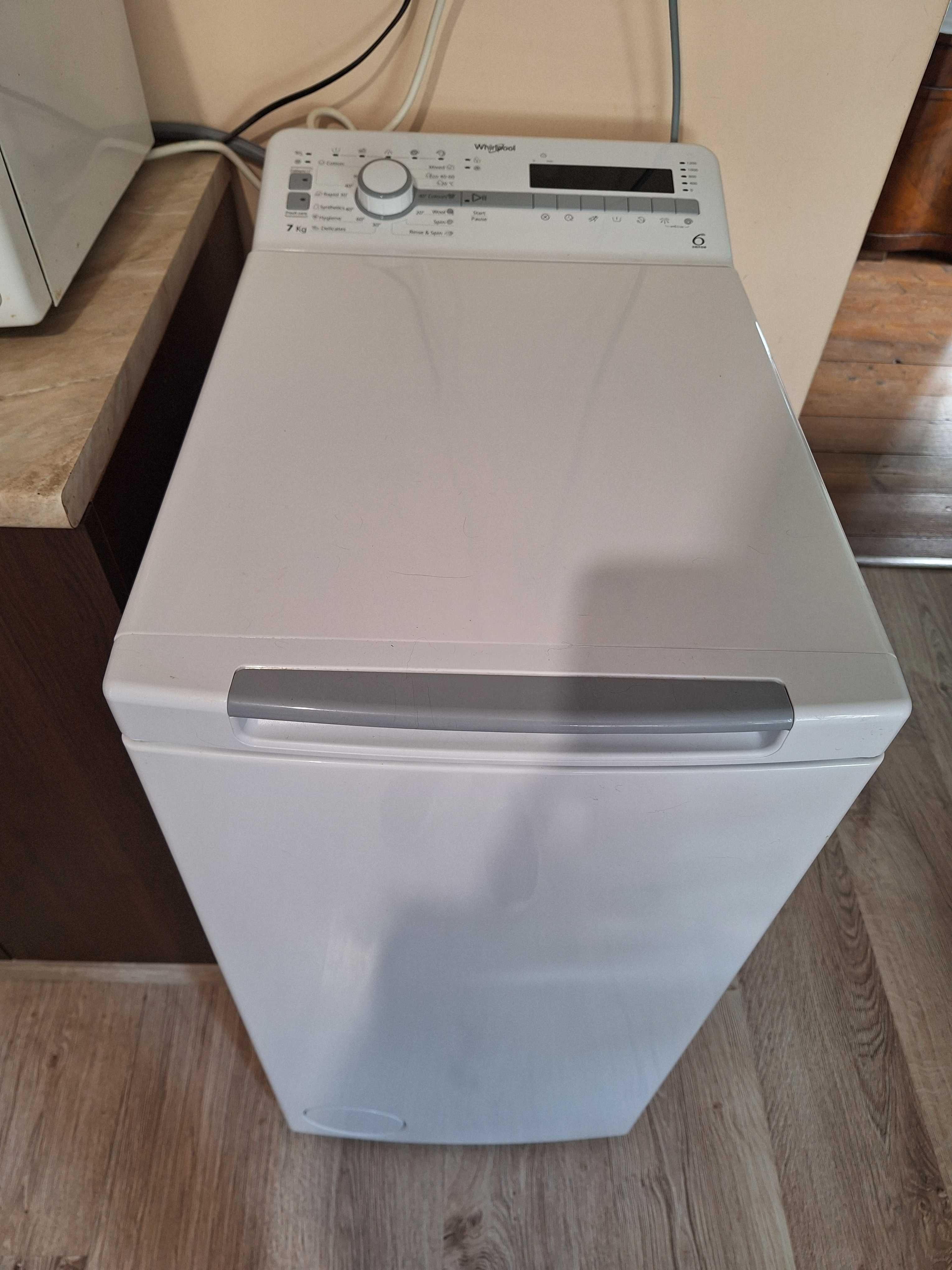 Пералня с горно зареждане Whirlpool: 7,0 кг - TDLR 7220SS EU/N