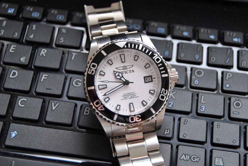 Invicta Automatic,24 jewels,Pro Diver Stainless Steel