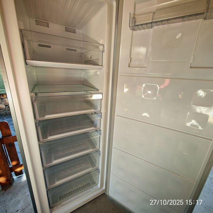 Congelator Beko RFNE448E41XB, 404 l, Clasa E, No Frost, Display LED, H