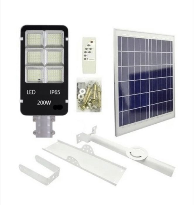 Lampa solara  stradala 200w Reali Poze reale!